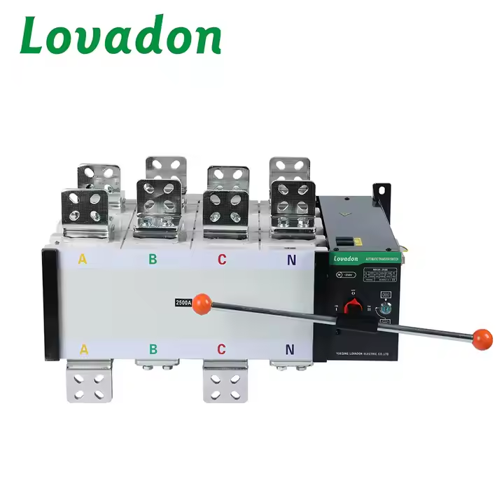 NDQ5-2500 4P Manufacturer's 4P Automatic Transfer Switch 2500 Amp Power Changeover Switches Metal Material with CE Certificate