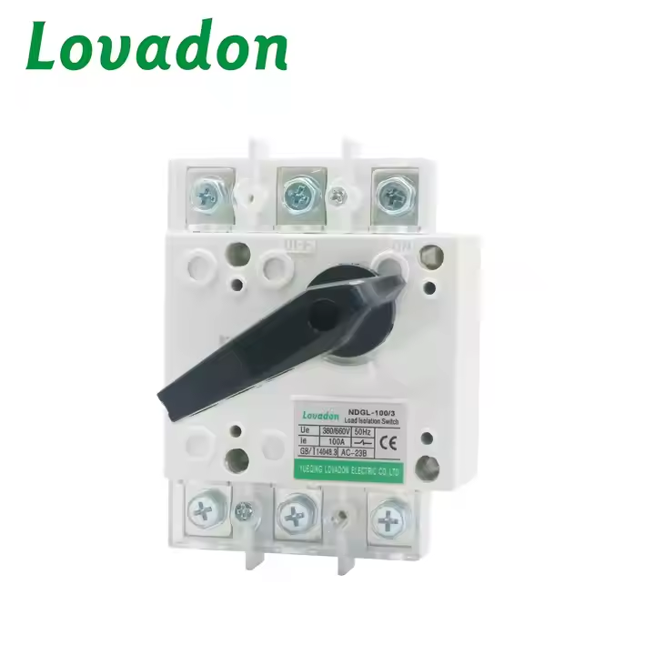 NDGL-100 3P Best Selling 100A Low Voltage Disconnect Switch Load-Break SWITCH for Various Applications