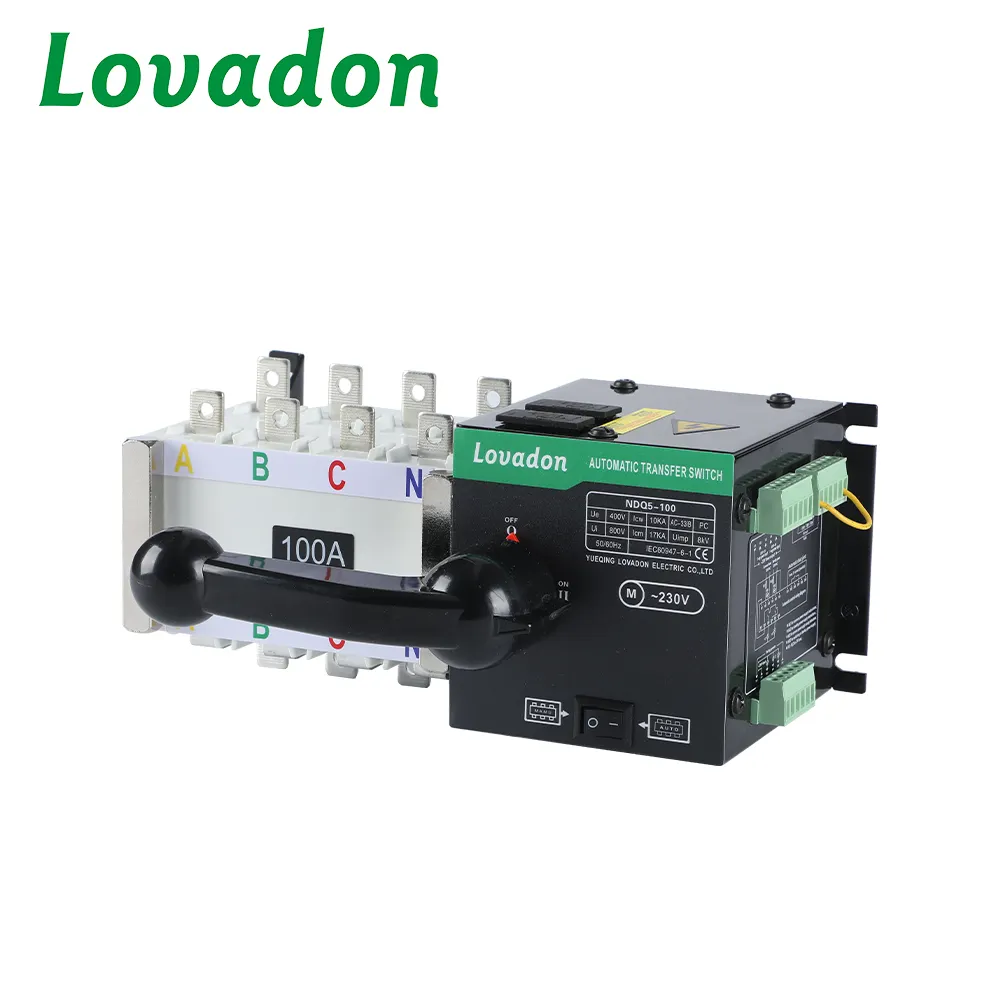 NDQ5-100 4P Automatic Transfer Switch (ATS) 3P 4P PC Class Dual Power Switching Device