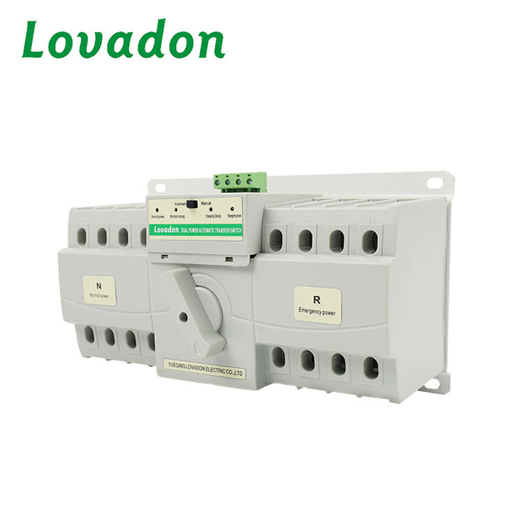 NDQ2-63 4P Hot Selling 63A CB Class Dual Power Transfer Switch Intelligence Automatic Switching (ATS)