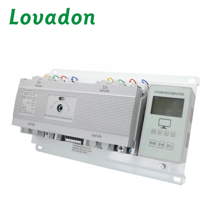 NDQ3B-100 4P  Intelligent 4P Automatic Transfer Switch (ATS) Dual Power CB Type with Automatic Changeover Feature