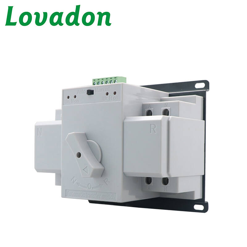 NDQ2-63 2P New Product 2P Automatic Transfer Switch Double Power Electrical Changeover Equipment Controller Automatic Transfer Switch