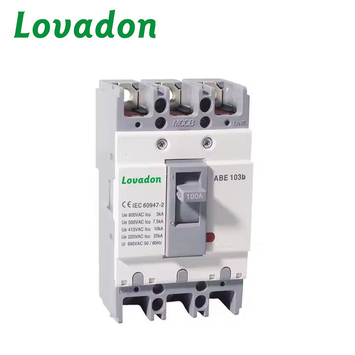 ABE-103b 3P Industrial Grade 3P 100A Moulded Case Circuit Breakers 3 Phase MCCB Models for Electrical Systems