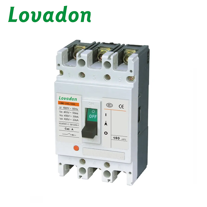 LBM3-100 3P Intelligent Electronic 63 Amp 3-Phase Moulded Case Circuit Breaker EN Motorized Circuit Breaker