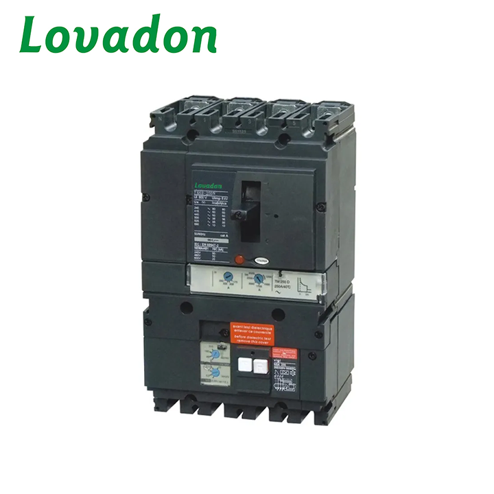 LNSE-250 4P New Type Automatic Rccb Type Moulded Case 250 Amp Mccb Circuit Breaker With Over Current Protection