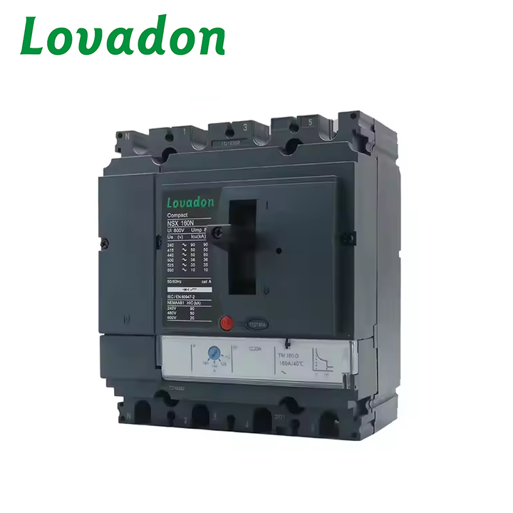 LNSX-160N 4P Four Pole Moulded Case Circuit Breakers Overload Protection MCCB New Generation Product