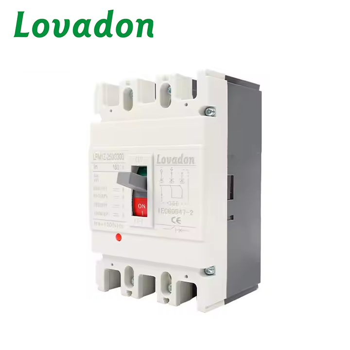 LPM1Z-250 3P OEM LOVADON LPM1Z-250  1000V 50Hz Mccb 250 Amp DC Moulded Case Circuit Breaker