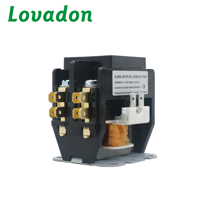 CJX5-25 2P Latest Design CJX5 Series AC Contactors 2 Pole AC Type Air Conditioning Contactor