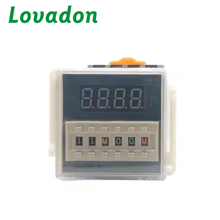 DH48S-S Power on Delay Timer Time Relay Panel Installation Ac220v Ac380v Dc12-24v