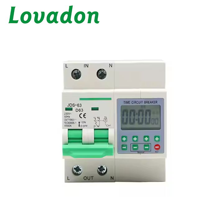 JDS-63 Automatic Digital Relay Timer Switch 230V Industrial Timer 63A High-Power 2 Phase Electric Light Features for Timer