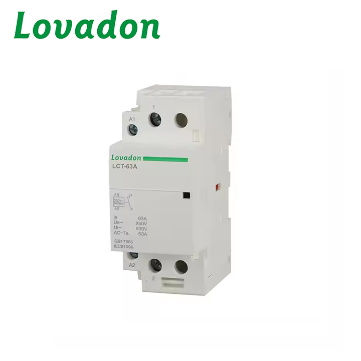 LCT-63A 1NO 2 Pole Current AC Contactor Magnetic Contactor