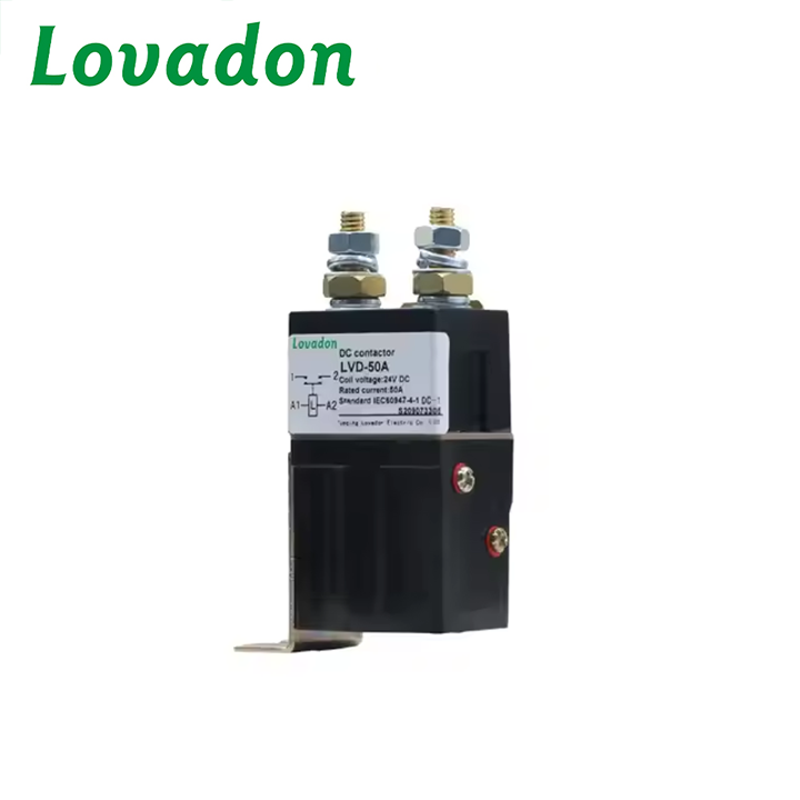LVD 50A Professional 50A Contactor Relay Factory Direct From Manufacturers with AC Electricity Type 48V Main Circuit Rating Voltage