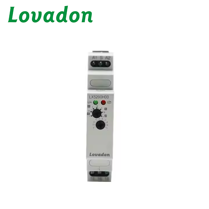 LX5290 Universal 5A Trigger Time Relay DIN Rail Mountable 12V/24V/110V/220V Timer Switch Miniature Size with Protective Sealed Feature
