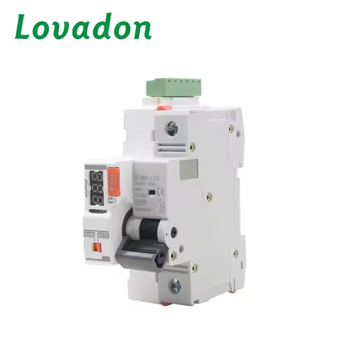LX101S 1P GPRS Remote Control RS485 Over and Under Voltage Miniature Circuit Breaker Automatic Recloser