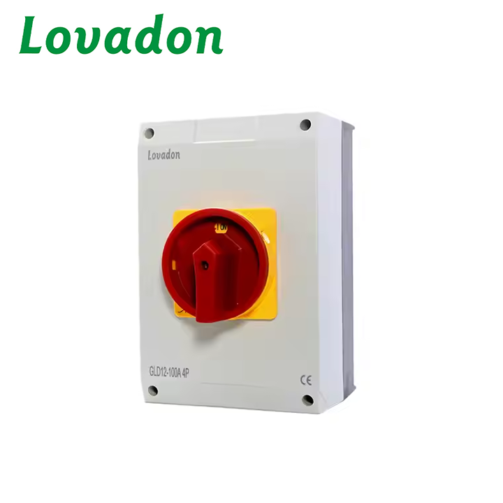 LLD12 Multiple Specifications Support Customization Switch 32A 4P D11 Plastic Closed Type Switch