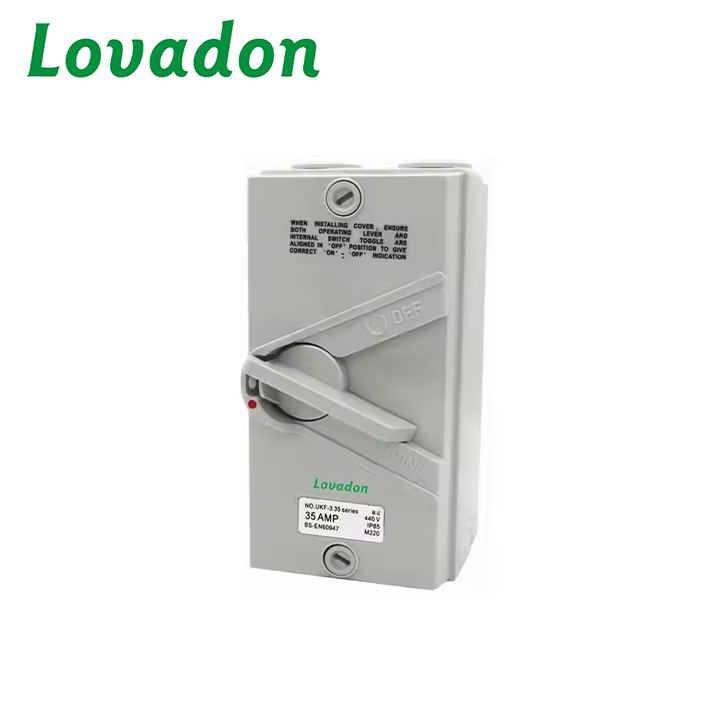 UKF 3-35 35 Series Isolator Switch 3 Phase Waterproof Disconnect Isolating Switch