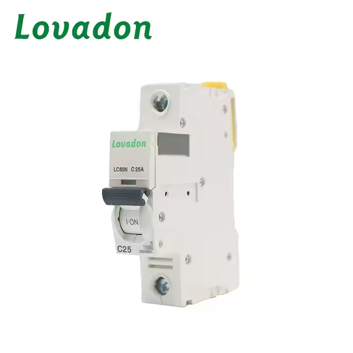 LC60N 1P New 100% Miniature Circuit Breakers IP65 Outdoor Waterproof 1P 20A Single Pole Circuit Breaker Good Price Main Switch 60Hz Rated