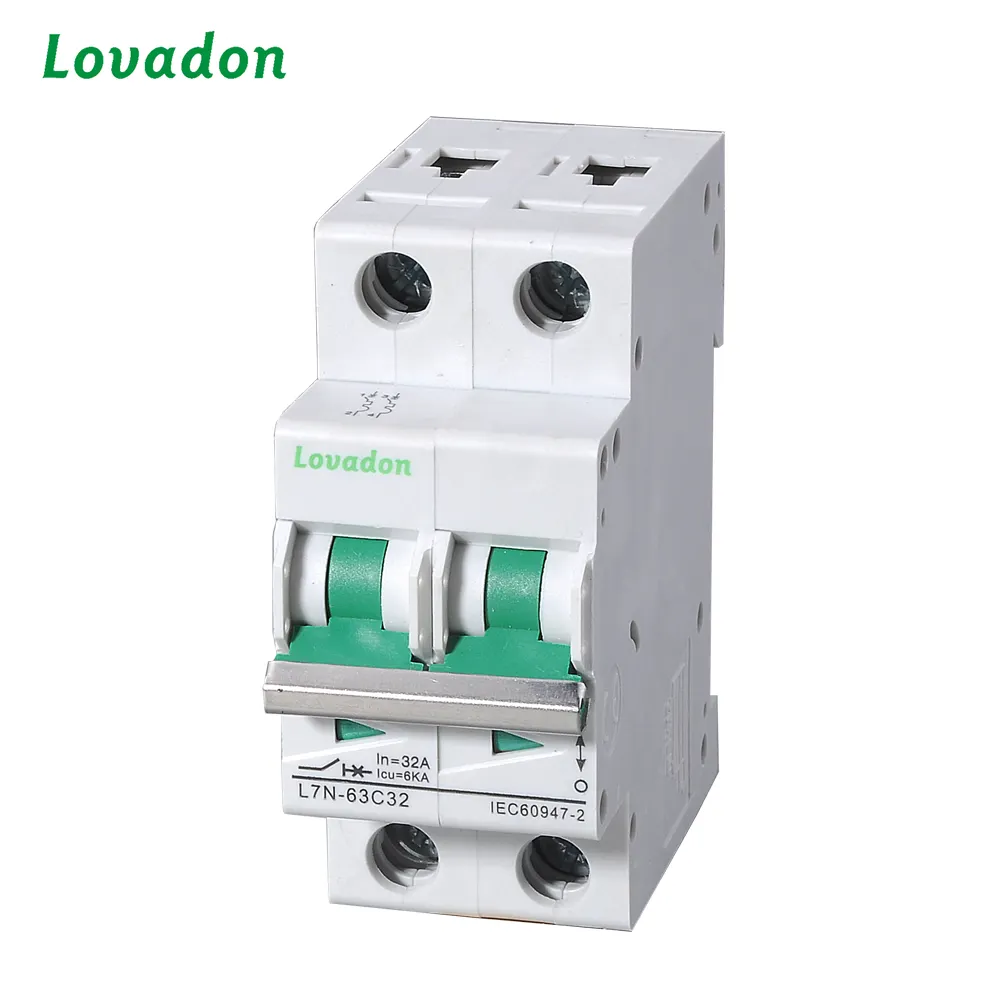 L7N 2P High Short-Circuit Capacity L7 Miniature Circuit Breaker Low Voltage 2P 4P RCBO/RCB/RCB MCB with LI Protection