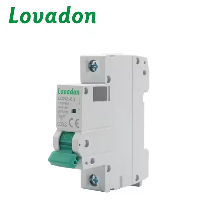 LCB3-63 1P Advanced Protection 63A Mini Circuit Breaker 1P 230/400V Miniature MCB LCB3-63-1P for Home & Office Use