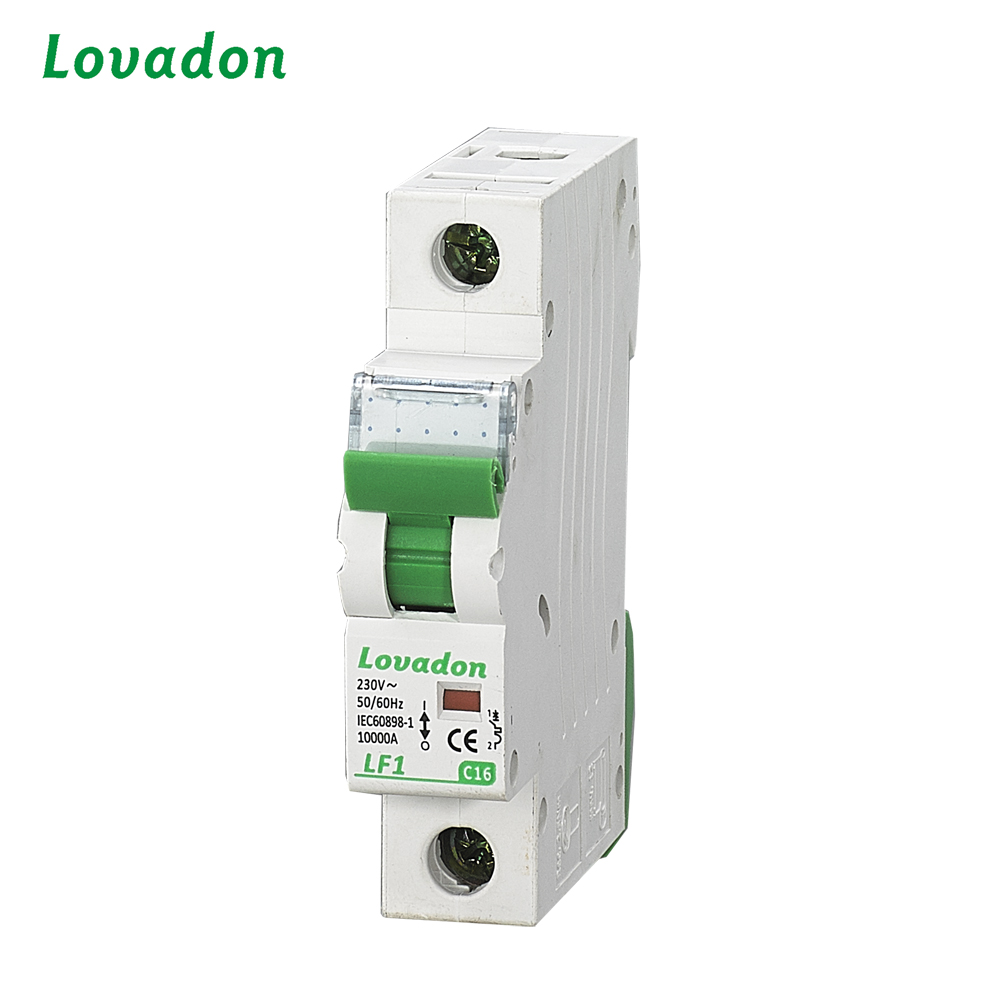 LF1 1P  New Design F1 Miniature Circuit Breaker Panel 4P RCBO/RCB 10KA Breaking Capacity with LI Protection
