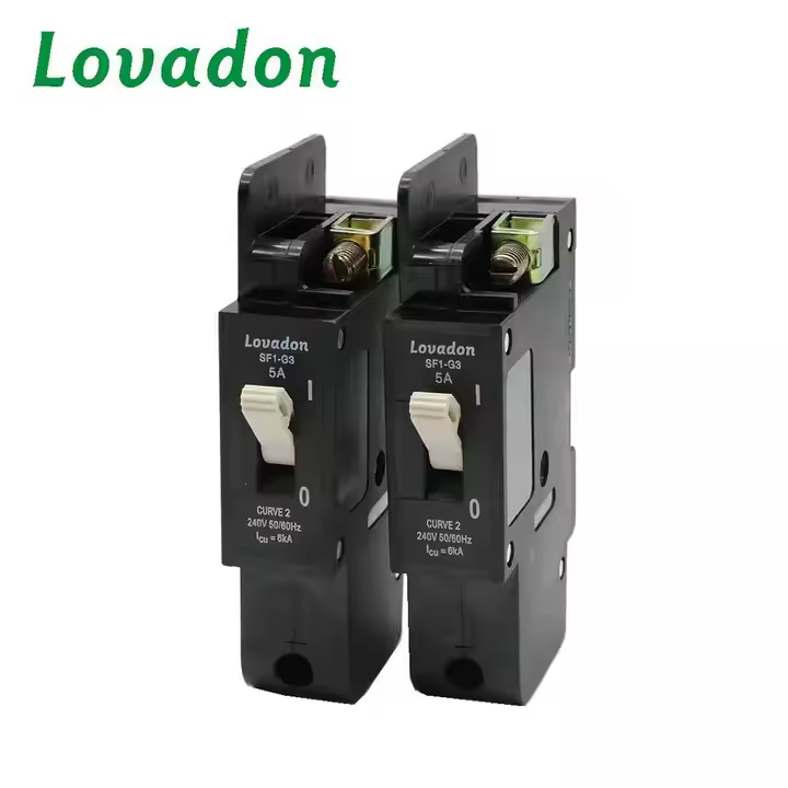 SF1-G3 1P Wholesale New Product Sf1-g3 6ka 1p 25a 50a Black Magnetic Miniature Circuit Breaker