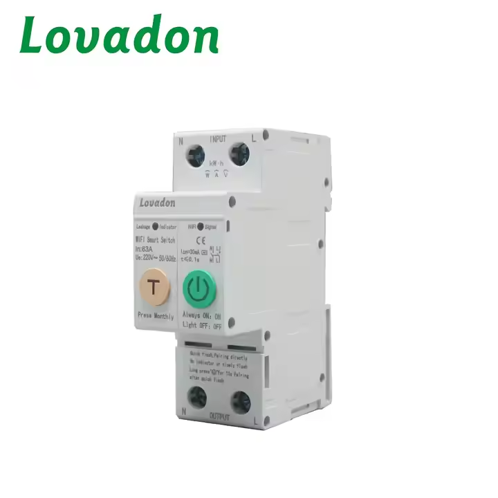 LCBW-27 2P Latest Design Smart Wifi Switch for Smart House with Timing and Delay Functions Miniature Circuit Breaker