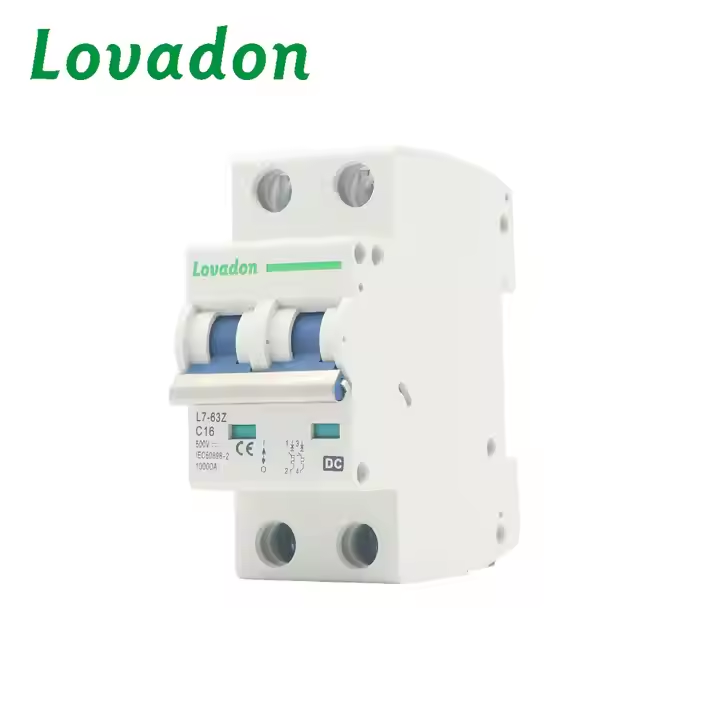 L7-63Z 2P The Circuit Breaker Has Small Volume Breaking Capacity L7-63Z Miniature DC Circuit Breaker