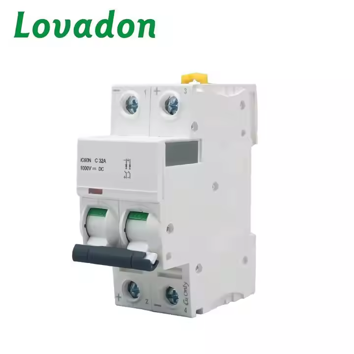 IC 60N-DC 2P 32A Hot Sale Mini Circuit Breaker IC 60N 2P New 1000V Rated Voltage MCB with LI Protection Large Stock Available