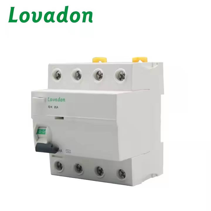 IDK 4P 230V Miniature Circuit Breaker 25A 40A 63A DC Low Current Rccb Type for PV System with 10KA Breaking Capacity