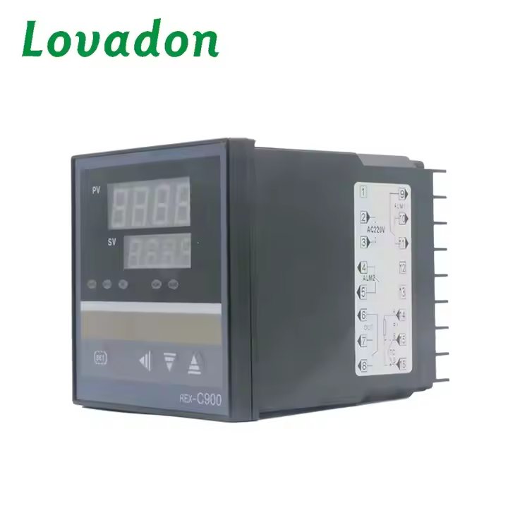 REX-C900 220V Digital LCD Display Thermostat Single Phase Electronic Temperature Controller for Cold Storage