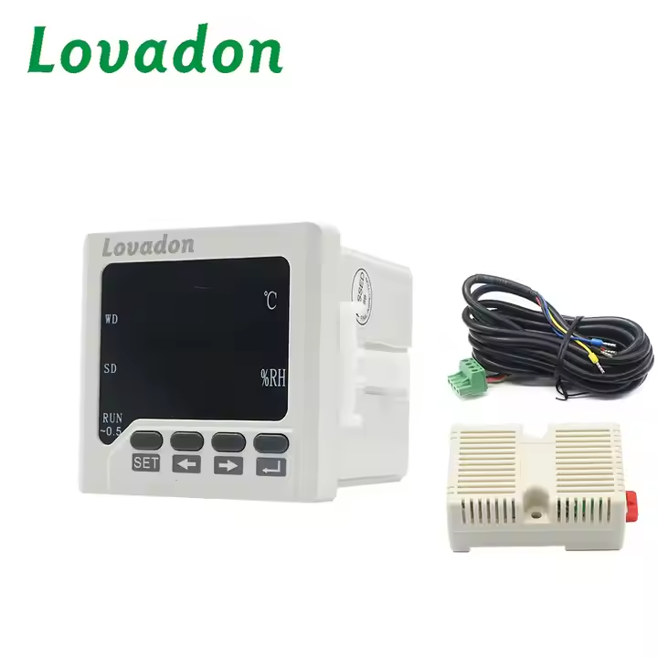 WSK303 High Quality Digital Humidity Temperature Meter -40-100 C 0-100 Rh LCD Display Controller with High Temp Humidity Measurements