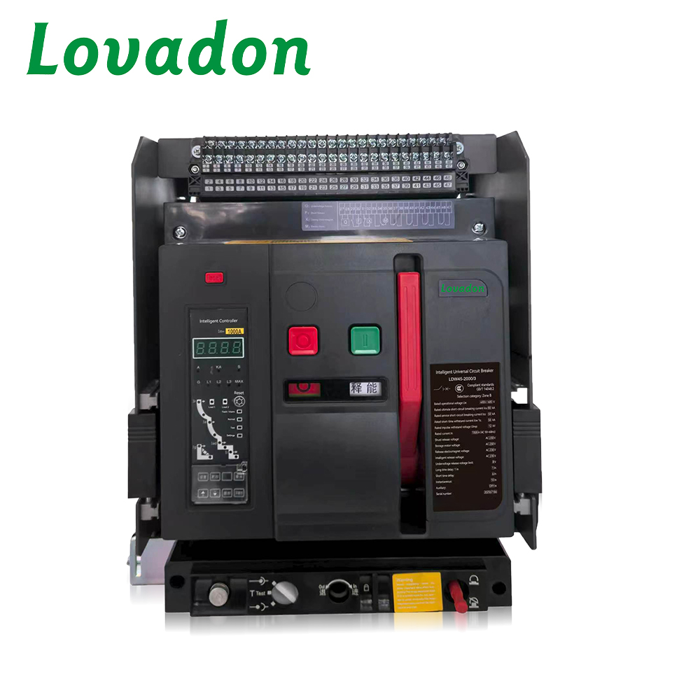 LDW45-2000 Air Circuit Breaker 2000A 3P 4P 400V 690V Intelligent ACB Fixed Drawout Type Horizontal/Vertical Connection 50kA CE