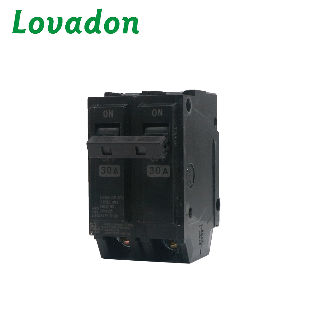 TQL 2P Miniature Circuit Breaker MCB 30A 120V/240V AC 3kA Breaking Capacity Overcurrent Short Circuit Protection